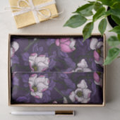 Magnolien und Titmausvogel blühen 4 Seidenpapier (Geschenk)