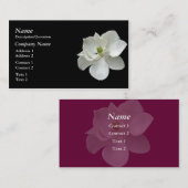 MAGNOLIEN-Visitenkarte Visitenkarte (Vorne/Hinten)