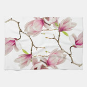 Magnolien-Weiß Geschirrtuch (Horizontal)