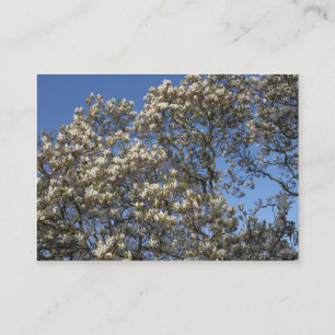 Magnolienbaum in Blüte Visitenkarte
