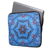 Magnolienbaum-Star.... Laptopschutzhülle (Vorderseite Links)