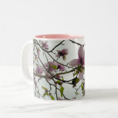 Magnolienbaum Zweifarbige Tasse (Vorderseite Links)