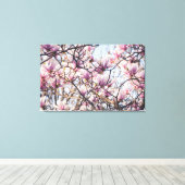 Magnolienblüte Leinwanddruck (Insitu (Holzboden))