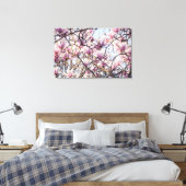 Magnolienblüte Leinwanddruck (Insitu (Schlafzimmer))