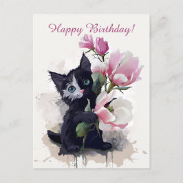 Magnolienblüte Postkarte