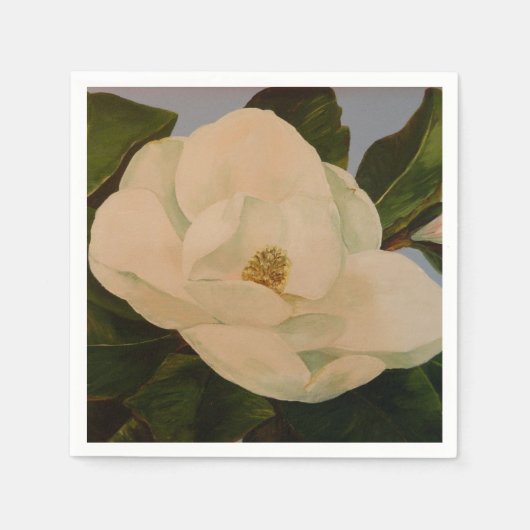 Magnolienblüte Serviette (Vorderseite)