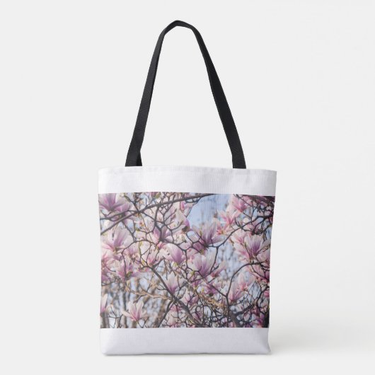 Magnolienblüte Tasche (Rückseite)
