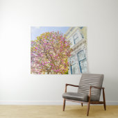 Magnolienblüten im Frühling Wandteppich (Beispiel (Horizontal))