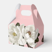 Magnolienblüten in Rosa Geschenkschachtel (Rückseite)