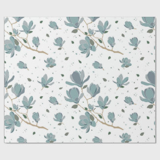 Magnolienblütenmuster Geschenkpapier