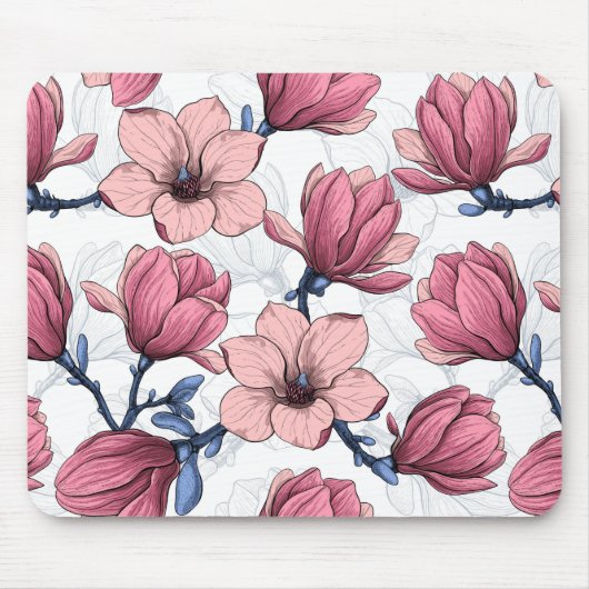 Magnoliengarten 2 mousepad (Vorne)