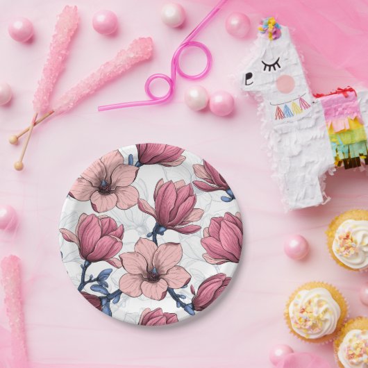 Magnoliengarten 2 pappteller (Party)