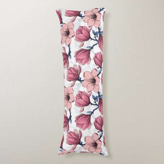 Magnoliengarten 2 seitenschläferkissen (Vorderseite Vertikal)