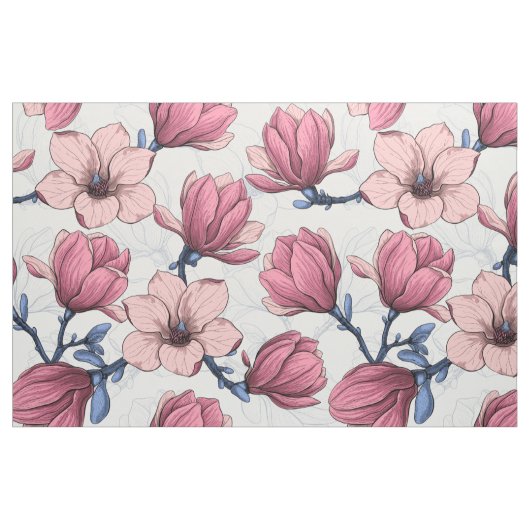 Magnoliengarten 2 stoff (Fat Quarter (45,7 x 55,9 cm))