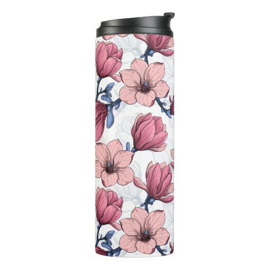 Magnoliengarten 2 thermosbecher (Nach links gedreht)