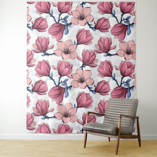 Magnoliengarten 2 wandteppich (Beispiel)