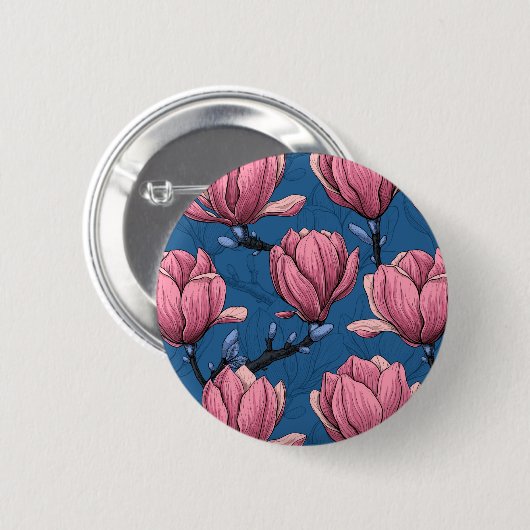 Magnoliengarten Button (Vorne & Hinten)