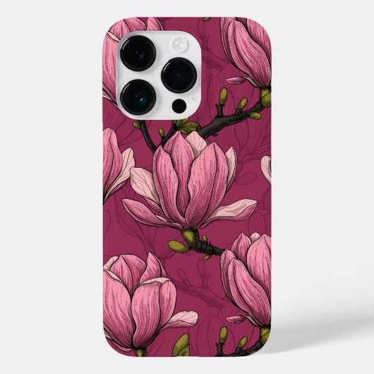 Magnoliengarten Case-Mate iPhone Hülle (Rückseite)