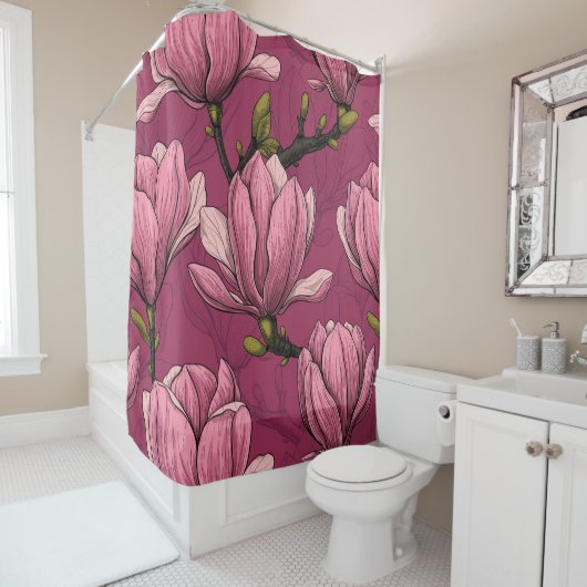 Magnoliengarten Duschvorhang (Beispiel)