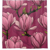 Magnoliengarten Duschvorhang (Vorderseite)
