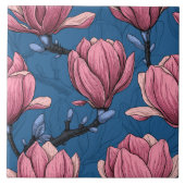 Magnoliengarten Fliese (Vorderseite)