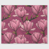 Magnoliengarten Geschenkpapier (Flach)