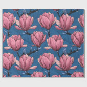 Magnoliengarten Geschenkpapier (Flach)