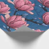 Magnoliengarten Geschenkpapier (Ecke)