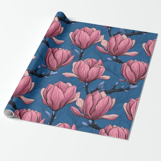 Magnoliengarten Geschenkpapier (Ungerollt)