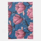 Magnoliengarten Geschirrtuch (Vertikal)