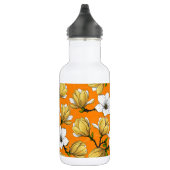 Magnoliengarten in Gelb Edelstahlflasche (Rechts)