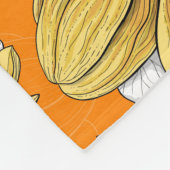 Magnoliengarten in Gelb Fleecedecke (Ecke)