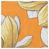 Magnoliengarten in Gelb Stoff (Nahaufnahme)