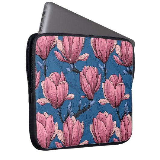 Magnoliengarten Laptopschutzhülle (Vorne Rechts)