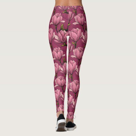 Magnoliengarten Leggings (Rückseite)