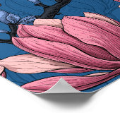 Magnoliengarten Poster (Ecke)