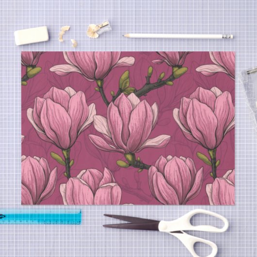 Magnoliengarten Seidenpapier (Handwerk)