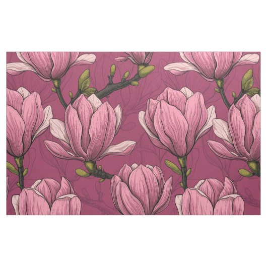 Magnoliengarten Stoff (Fat Quarter (45,7 x 55,9 cm))
