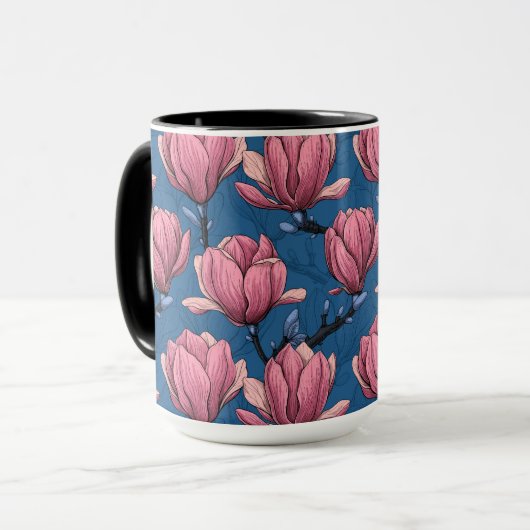 Magnoliengarten Tasse (Vorderseite Links)