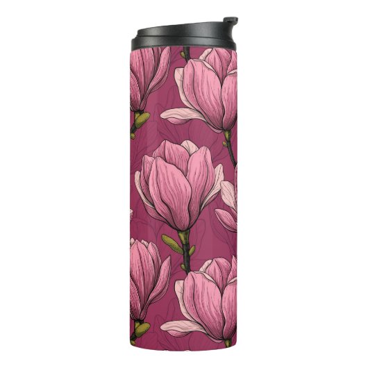 Magnoliengarten Thermosbecher (Nach links gedreht)