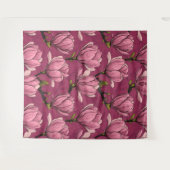 Magnoliengarten Wandteppich (Vorderseite (Horizontal))