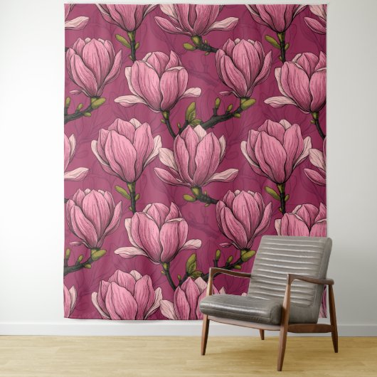 Magnoliengarten Wandteppich (Beispiel)