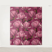 Magnoliengarten Wandteppich (Vorderseite)
