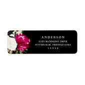 Magnolienmalerei auf Schwarz | Hochzeit (Vorne)