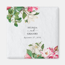 Magnolische Blume Gastgeschenk Hochzeit Magnet