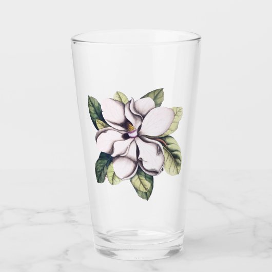Magnolische Blume Glas (Vorderseite)
