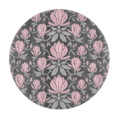 Magnolische Blume, handgezeichnet nahtloses Muster Schneidebrett (Vorderseite)