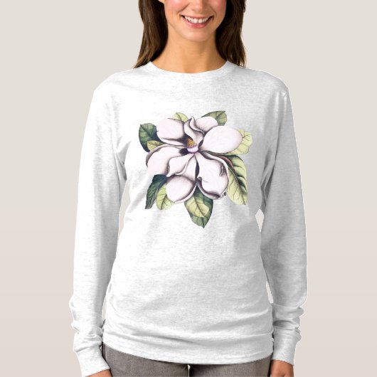 Magnolische Blume T-Shirt (Vorderseite)