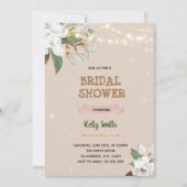 Magnolische Dusche Einladung (Vorderseite)