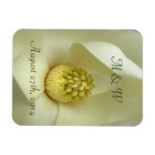 Magnolische Gastgeschenk Hochzeit Magnet (Horizontal)